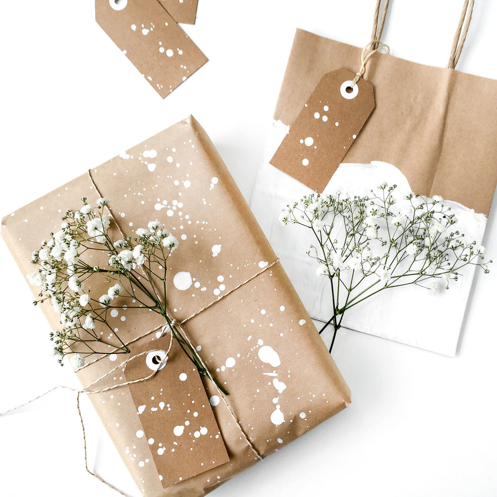 Brown Craft Paper Gift Wrapping