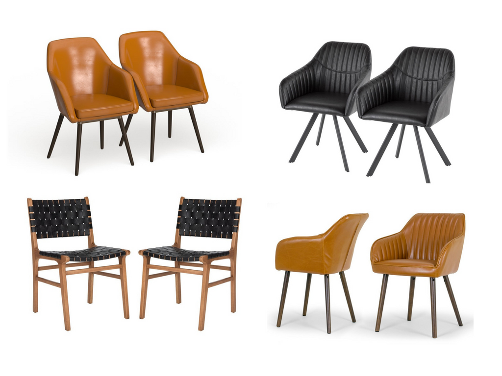 Faux leather Dining Chairs