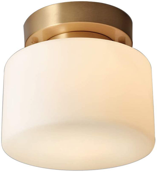 Modo Lighting Flush Mount Ceiling Light Fixture 1-Light Gold