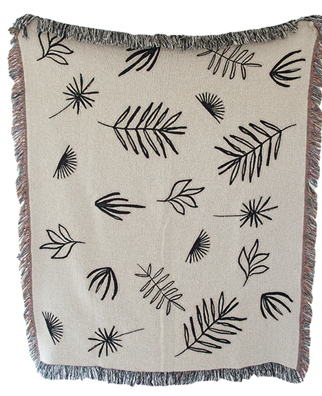 Tropical Palm Blanket