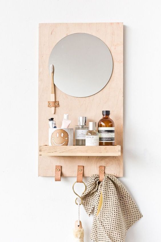 Modern DIY Bathroom Organizer