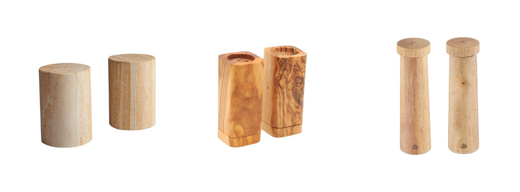 Wooden Salt and Pepper Shakers