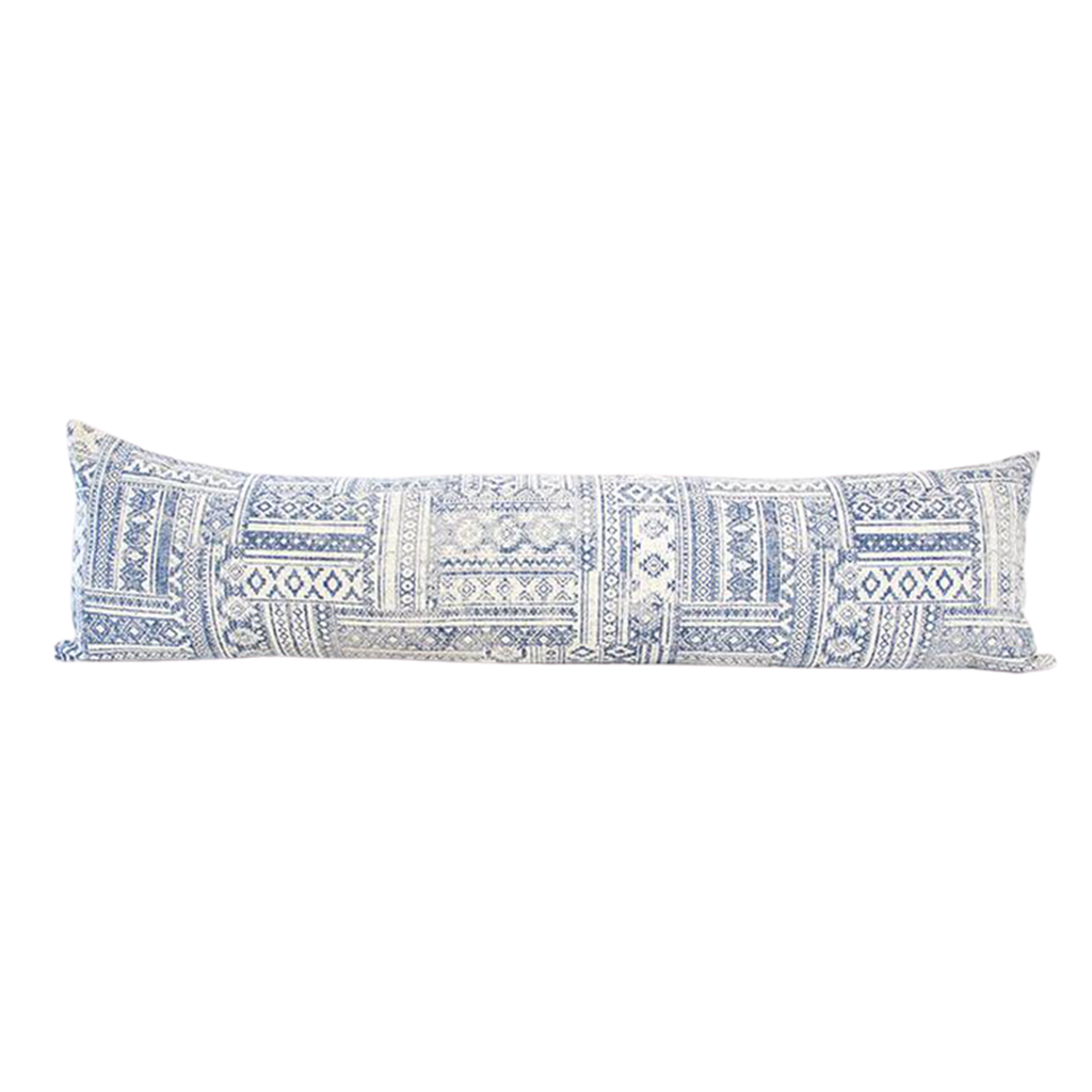 White XL Lumbar Pillow Waves and Sails Blue by Nancy_bradham -  in 2023