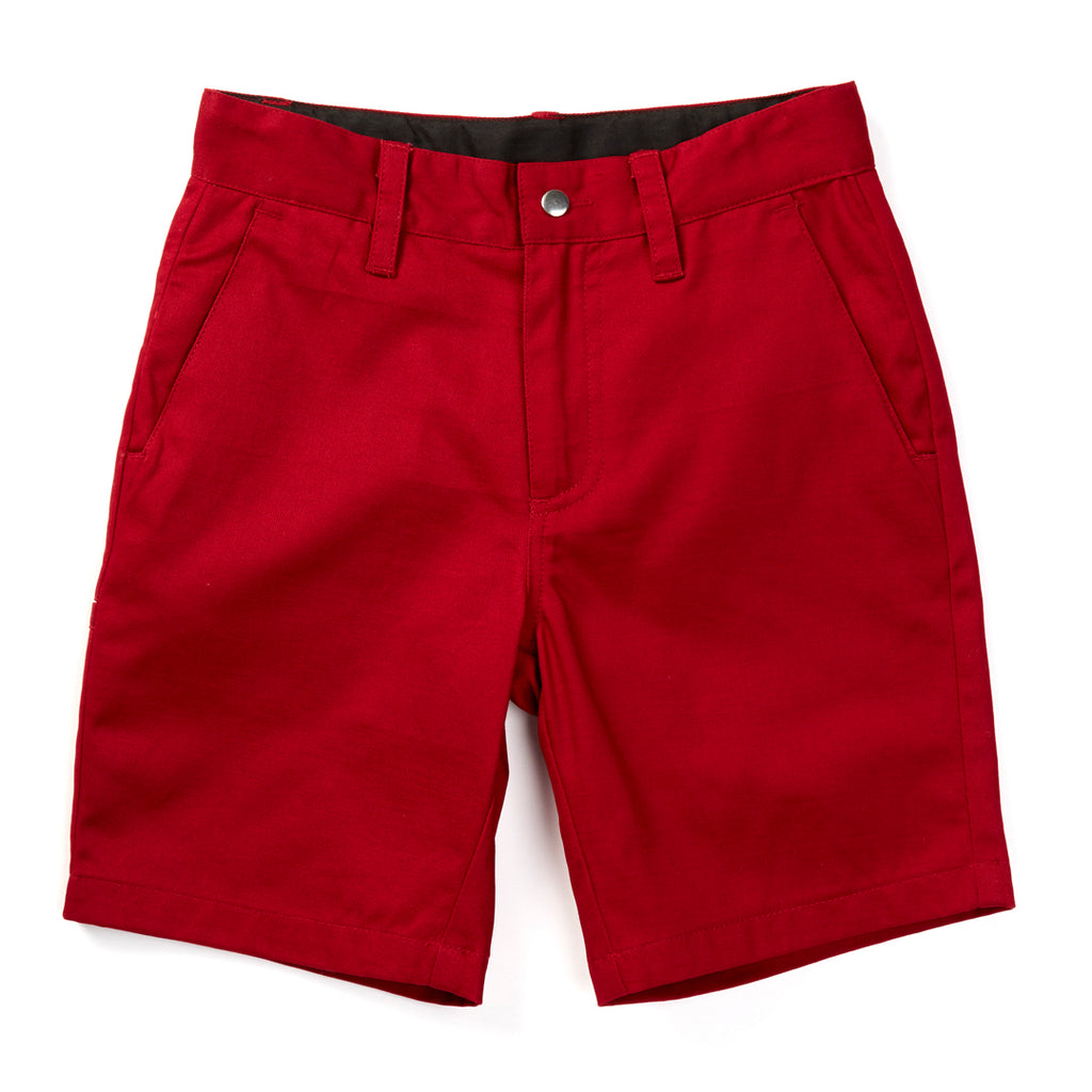 Knuckleheads Burgundy Chino Shorts Baby Boy Clothes 6 Months to 10 Years