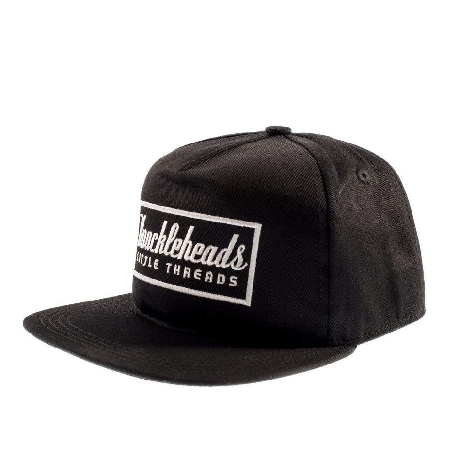 Knuckleheads Black Rectangle Patch Trucker Hat for Boys 6 Months to 6 ...