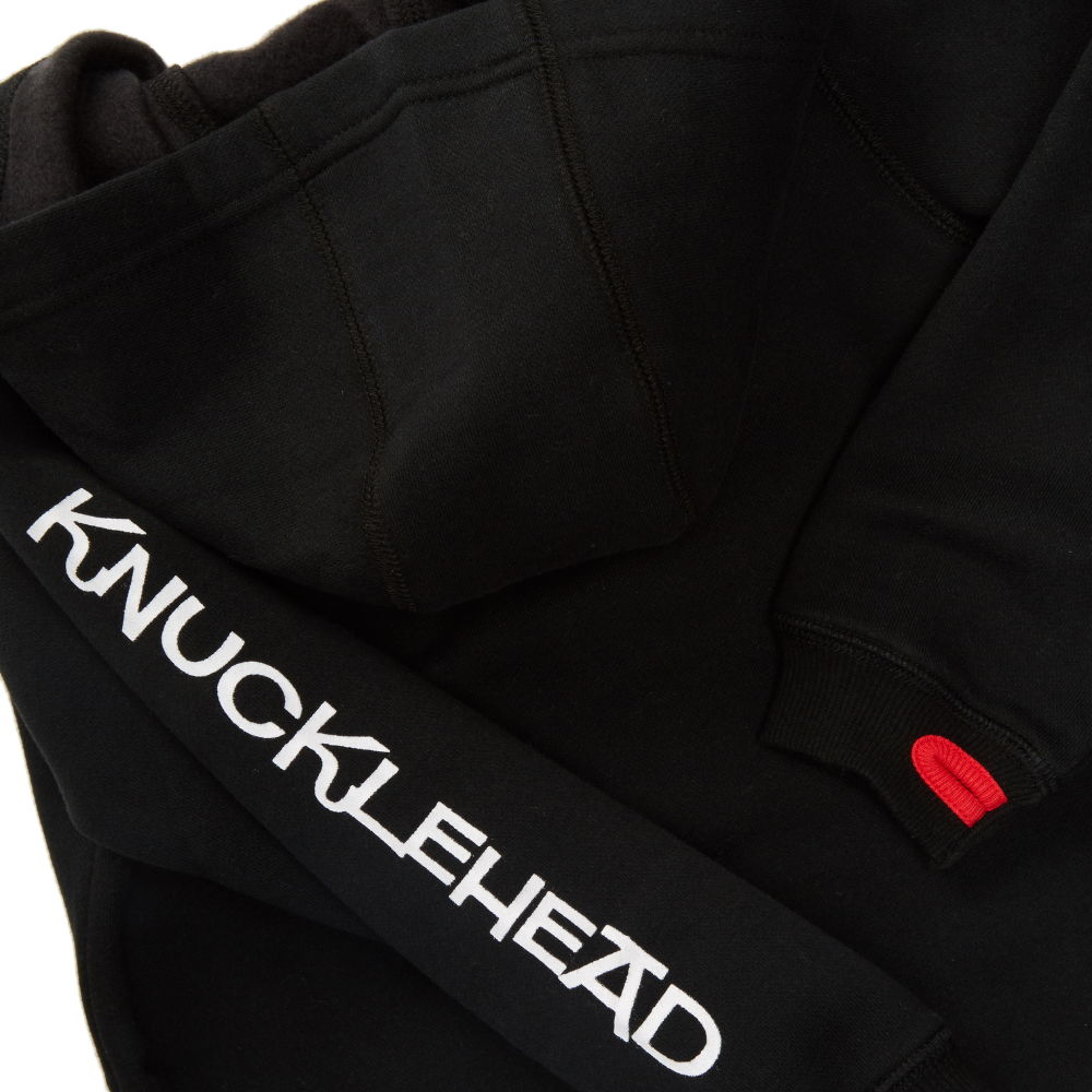 Knuckleheads Black Hooded Sweatshirt w/ Thumb Holes for Boys 6 Months ...