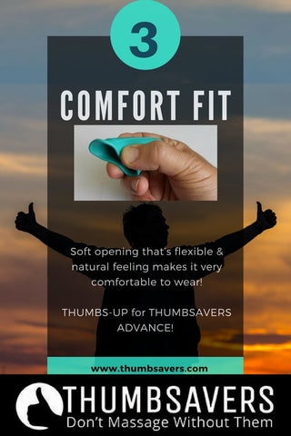 Thumbsavers Advance Trigger Point Tool - Comfort Fit Soft Opening