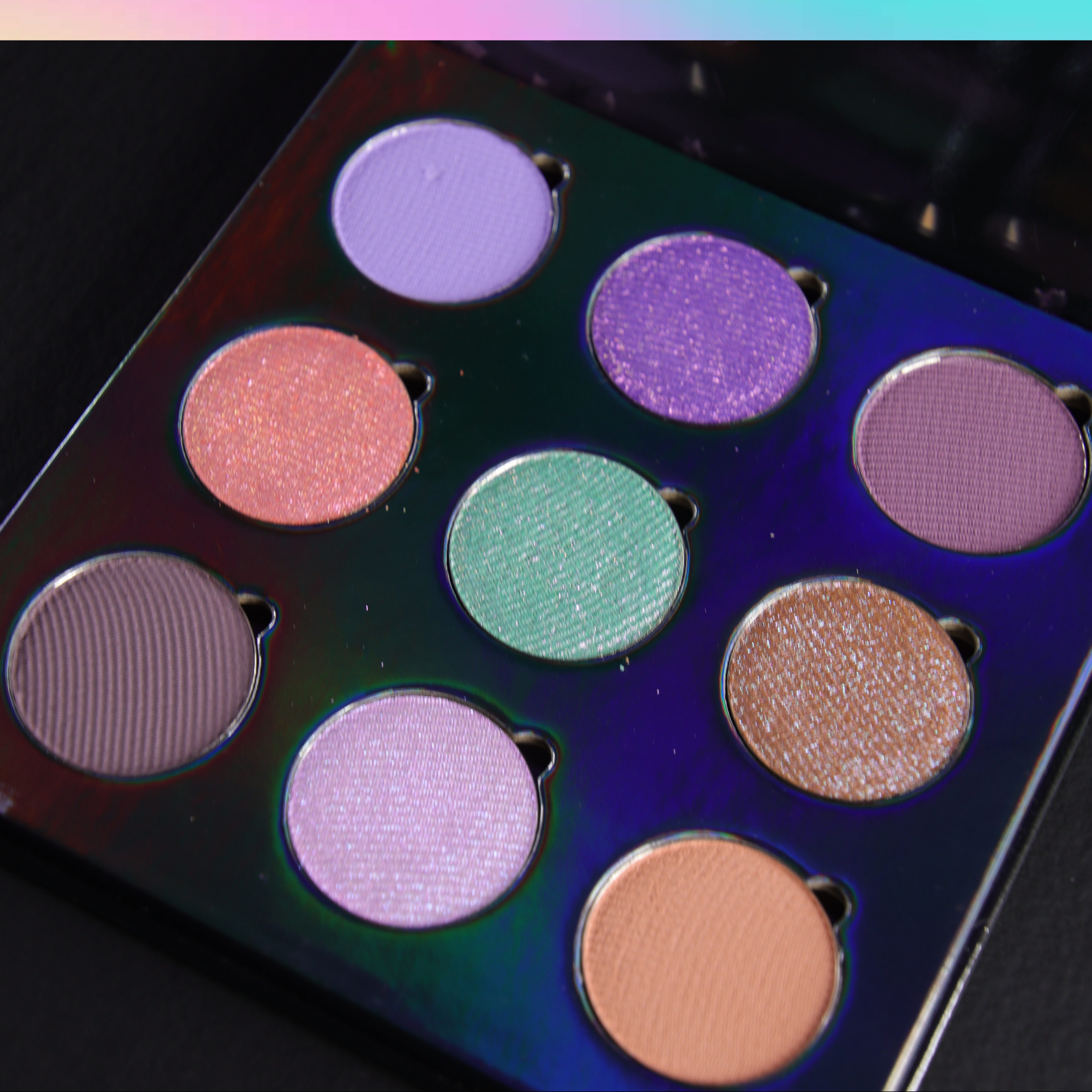 Custom printed holographic Eyeshadow Palette Set- Amazing 86 Colors