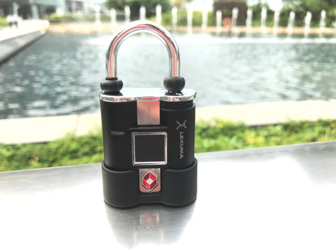 Lexuma 辣數碼 XLOCK fingerprint padlock travel lock suitcase lock