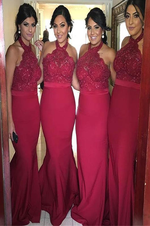 burgundy bridesmaid dresses near me