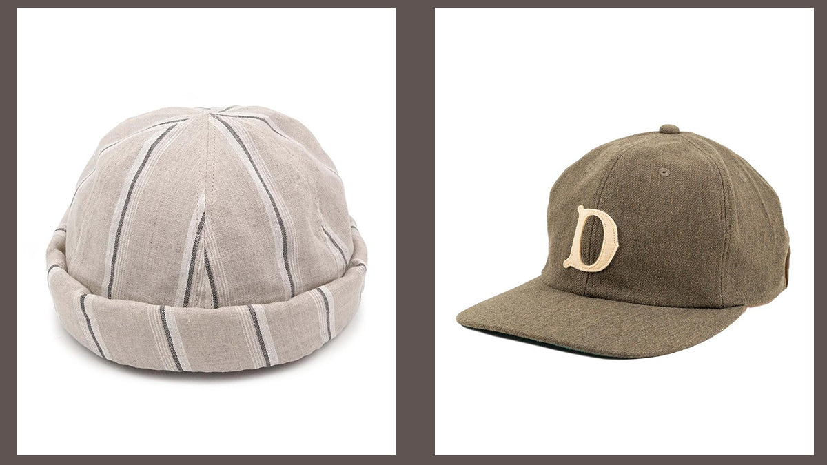 The H.W.Dog & Co. havana roll cap and d cap