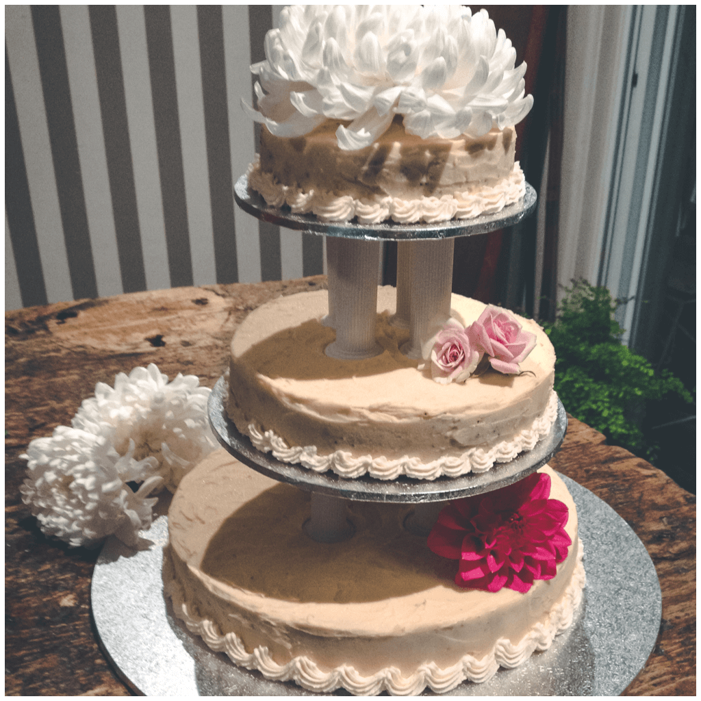 Three Tier Wedding Cake Sydney Bakealicious By Gabriela