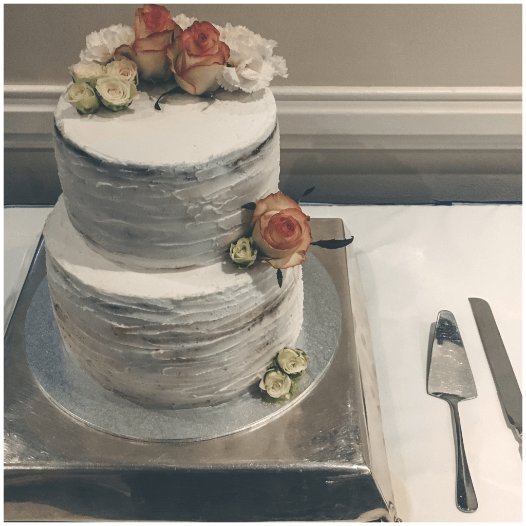 Gluten Free Two Tier Rustic Wedding Cake Bakealicious By Gabriela