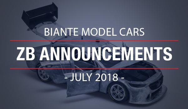 Biante New Model Announcements: 2018 Holden ZB Commodore Supercars