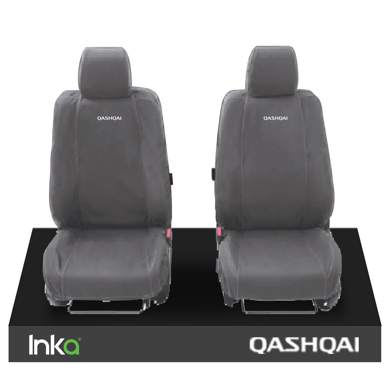 NISSAN QASHQAI MK2 Front Set Fully Tailored Waterproof Seat Covers - E –  Inka-Corp