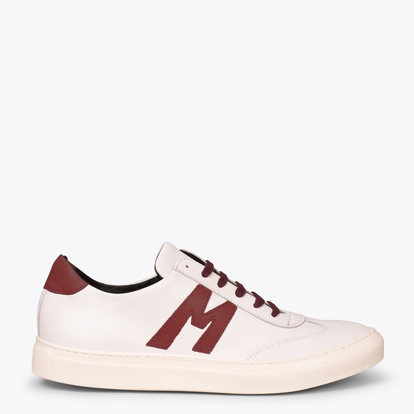 MÓNACO Zapatillas casual de hombre logo BURDEOS – ShopOnline