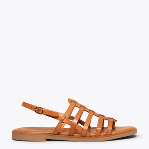 Sandalias romanas mujer | Sandalias planas | Calzado de Piel – miMaO ShopOnline