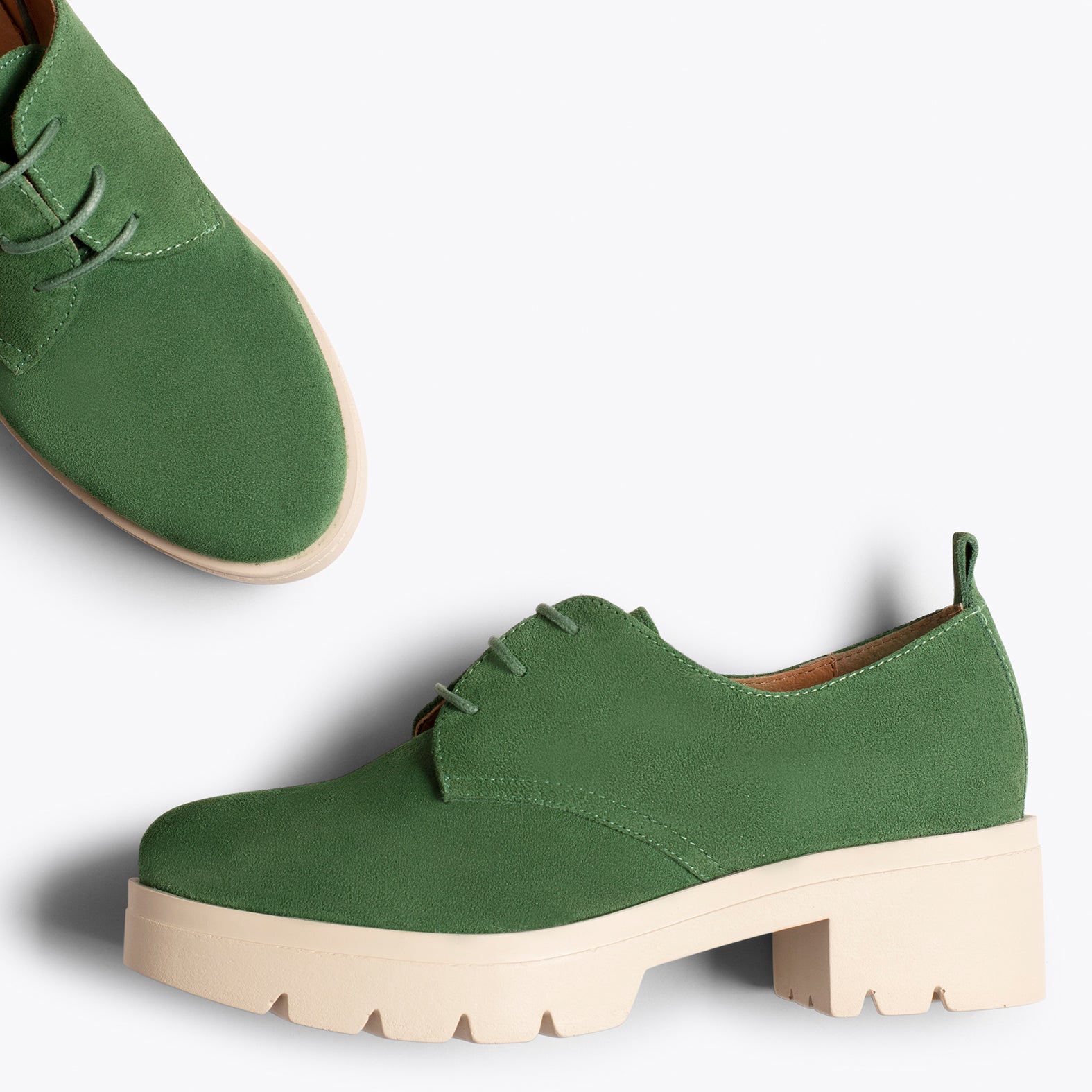 Alacena Espacio cibernético pubertad Zapatos Verdes de Plataforma | Zapatos de tacón y plataforma – miMaO  ShopOnline