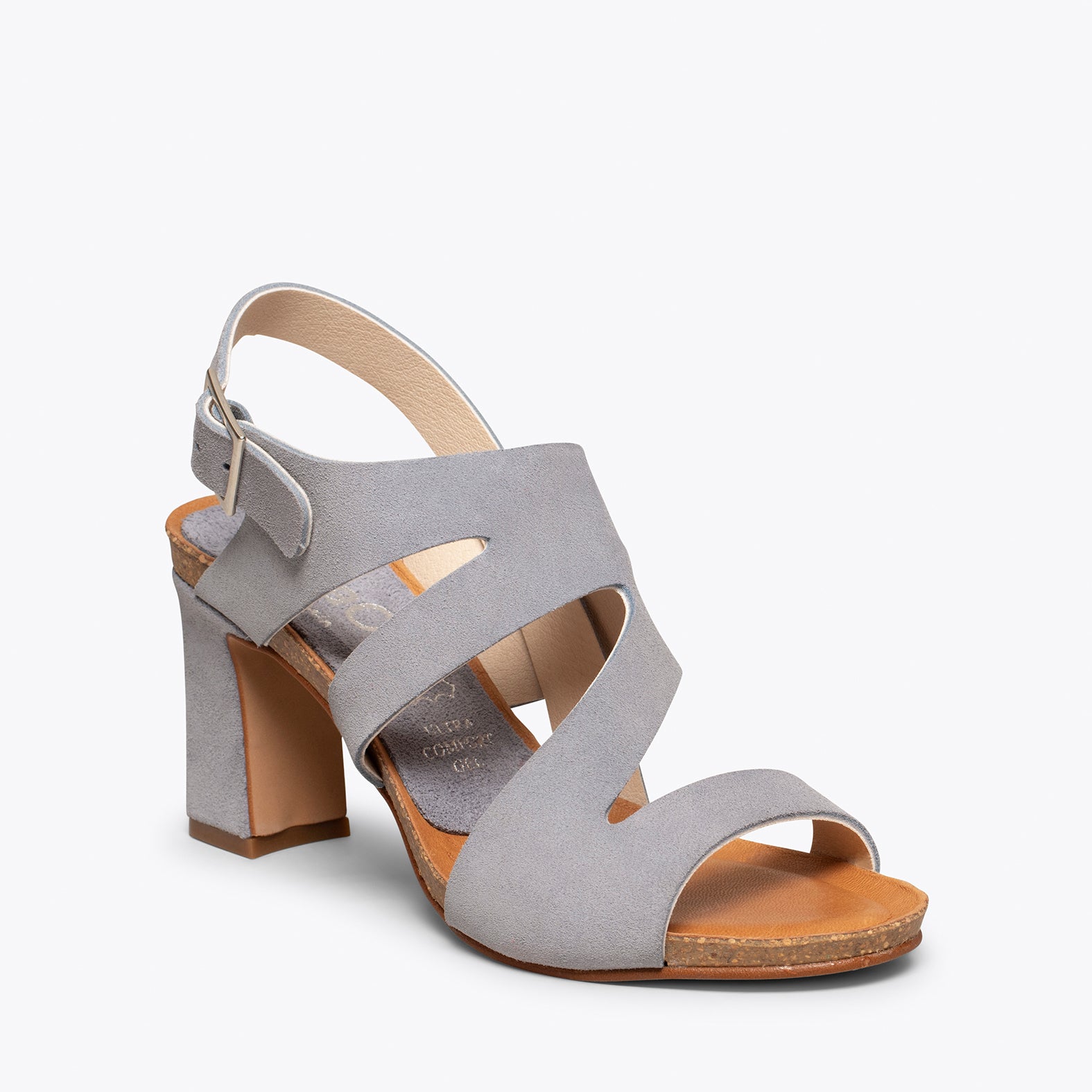 Sandalias BIO de tacón GRISES – miMaO ShopOnline