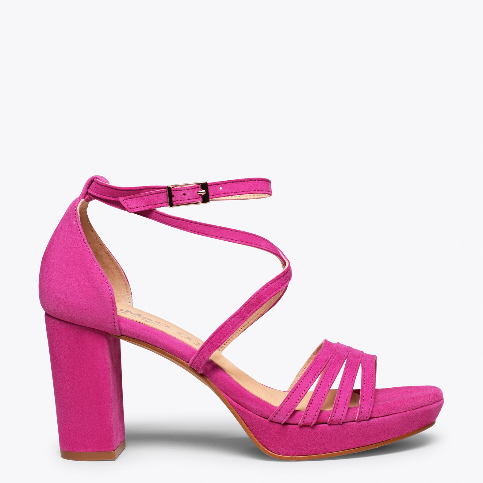 Sandalias de Vestir con Tacón y Plataforma Fucsia – ShopOnline