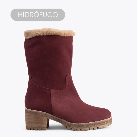 POLAR – Botas hidrófugas de mujer BURDEOS – miMaO