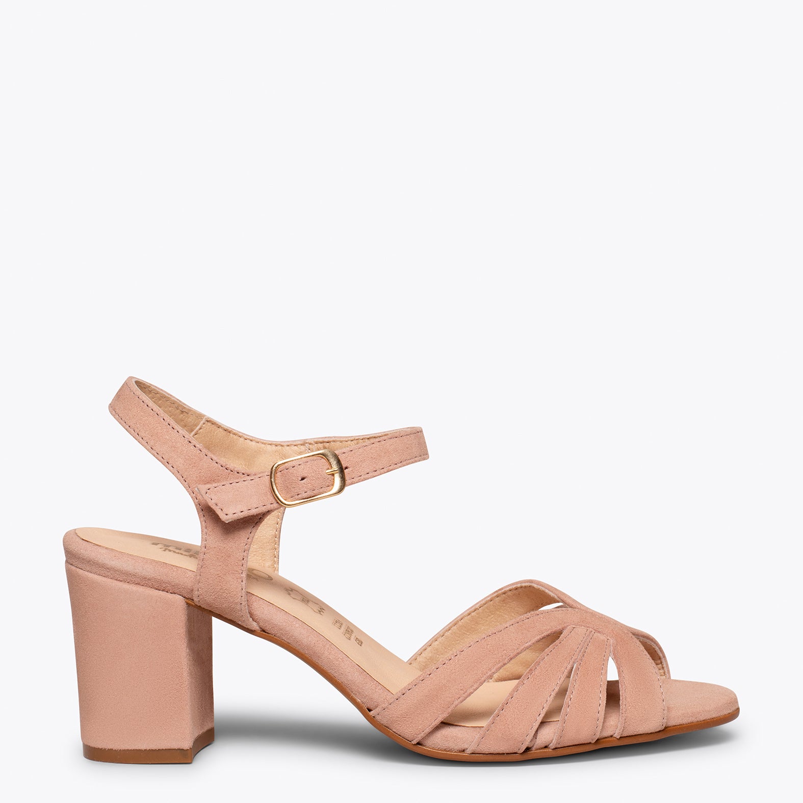 Sandalias de Mujer Sandalias tacón ancho Rosa Palo | Calzado Mujer – miMaO ShopOnline