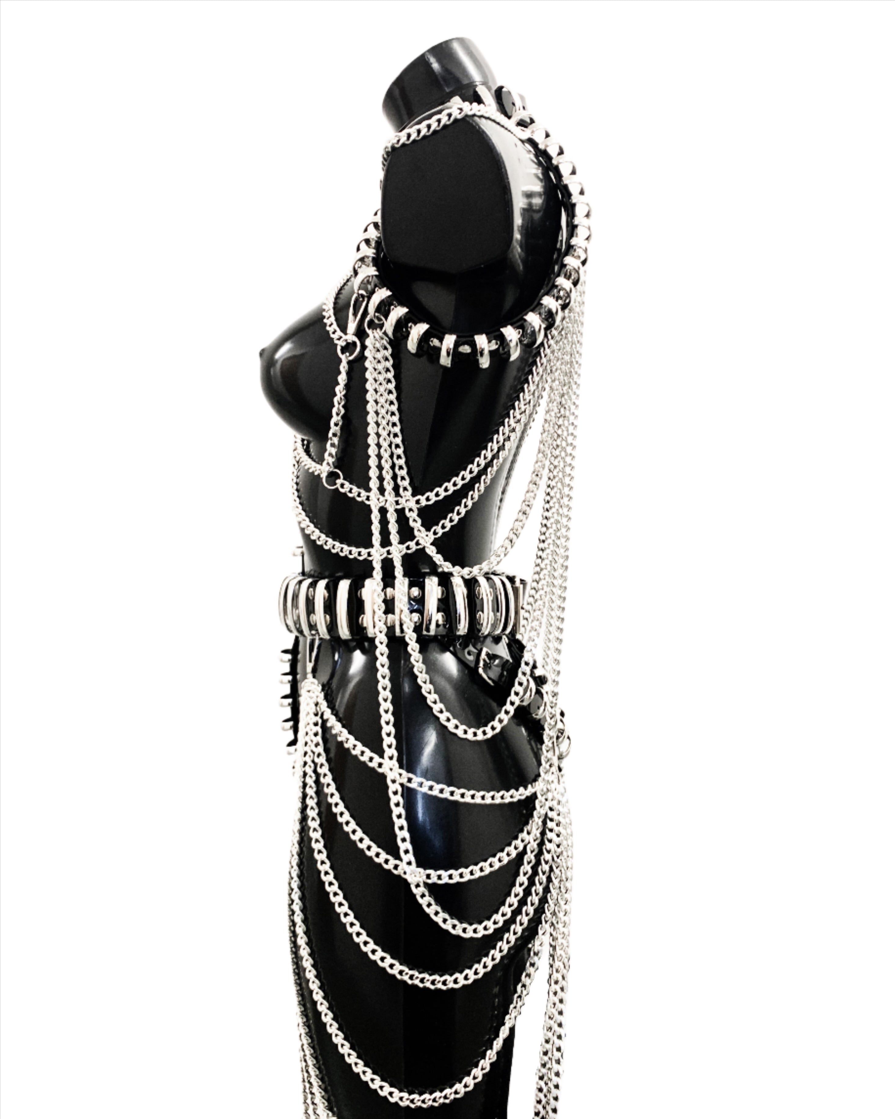 CrAzY Chain Dress Jivomir Domoustchiev