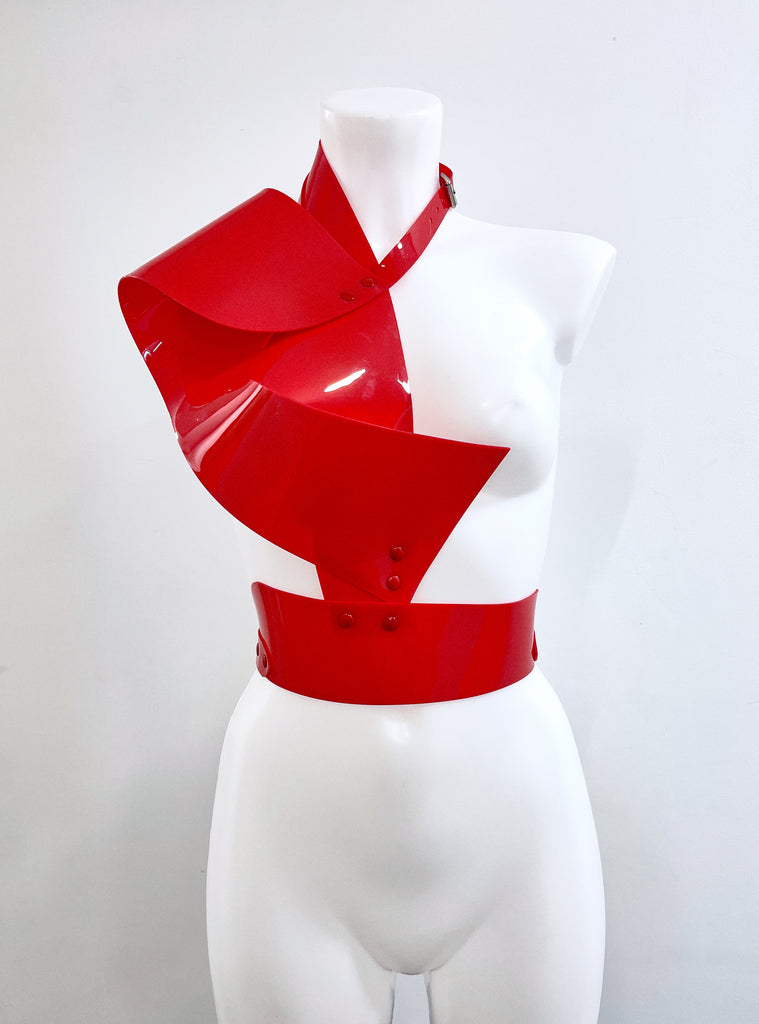 Jivomir Domoustchiev sculpture belt harness bustier