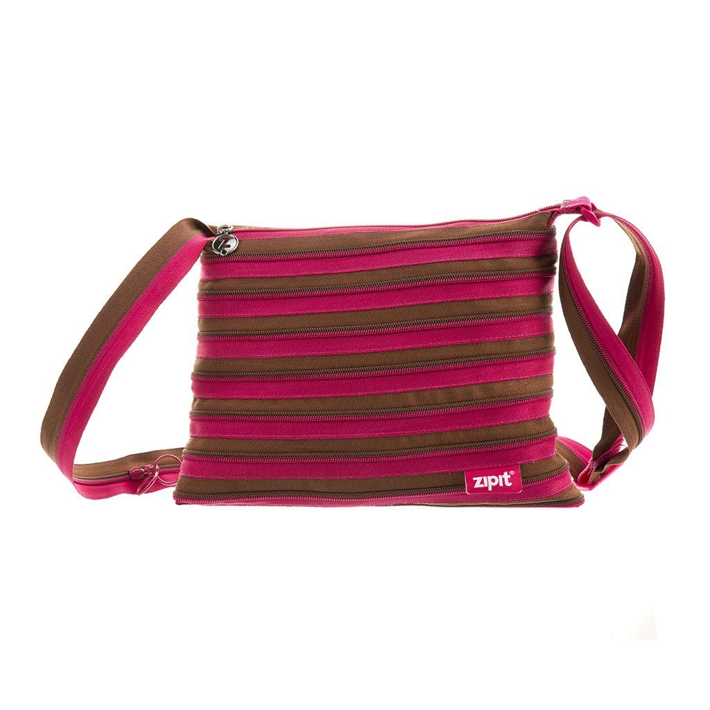 zip shoulder bag