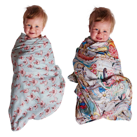 Kip & Co X May Gibbs Baby Swaddle Set