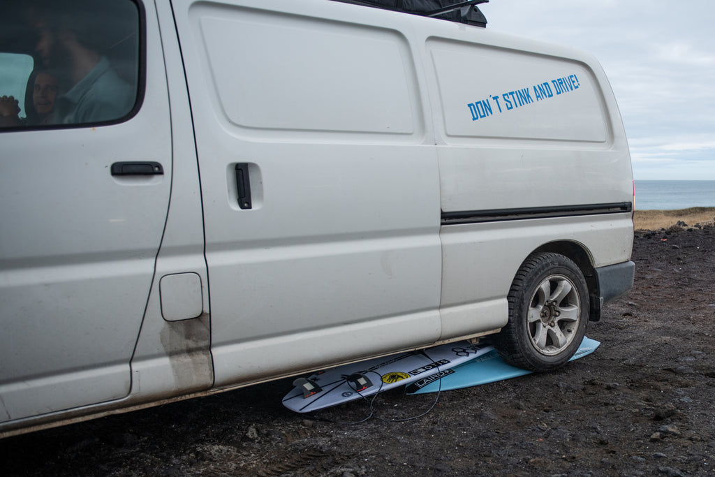 Hunter Jones Iceland in a Van