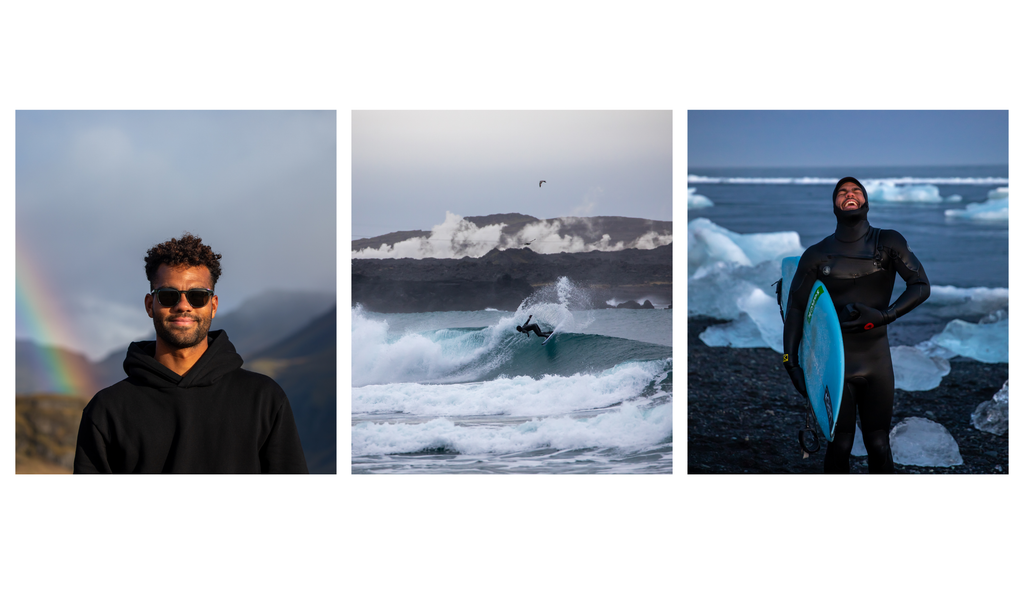 Hunter Jones Surfing in Iceland
