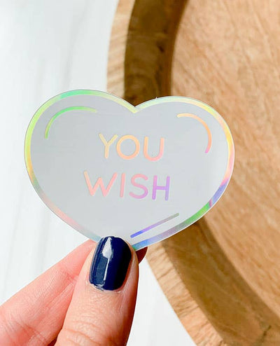 We Are Stardust Holographic sticker — Paper Heart Design