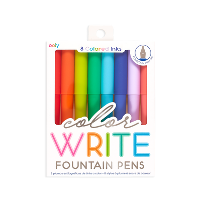 Ooly Color Write Fountain Pens Colored Ink Refills