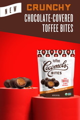 New crunchy chocolate-covered toffee bites
