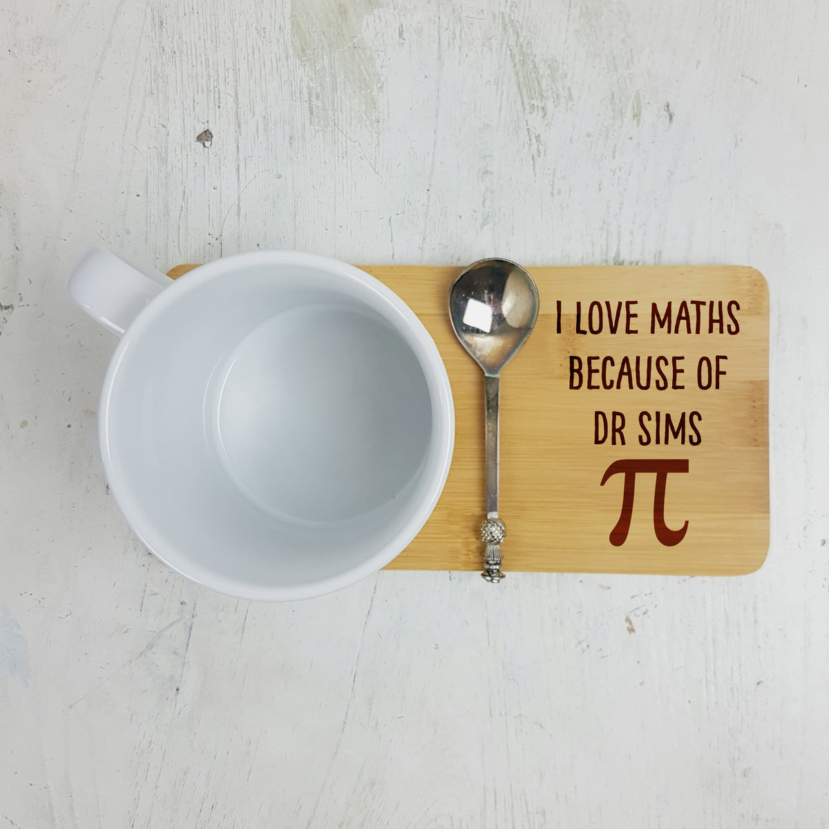 Personalised Maths Teacher Coaster - Afewhometruths
