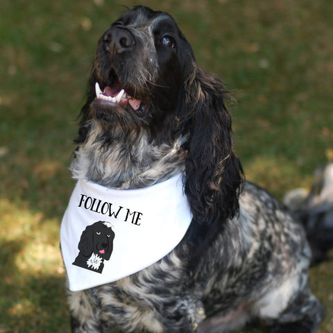 personalised dog neckerchief