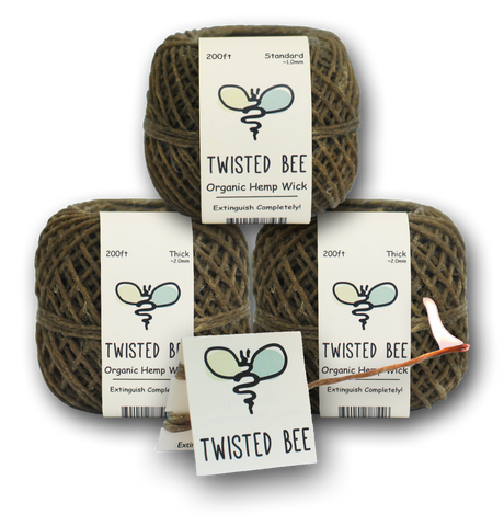 What is Hemp Wick and What is it Used For? – Twisted Bee