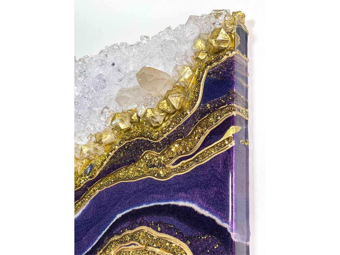 Ametrine Mini Wall Geode