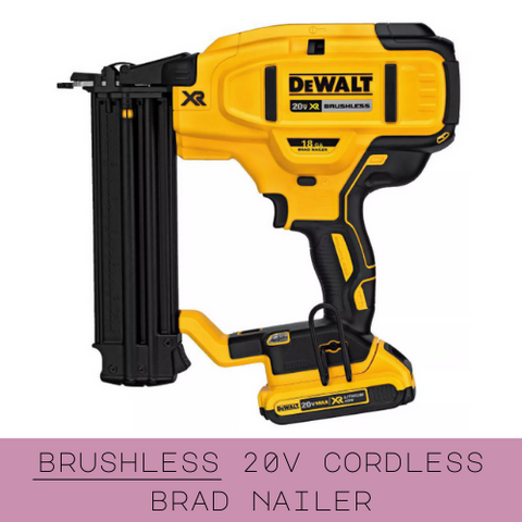 Brushless 20V Cordless Brad Nailer