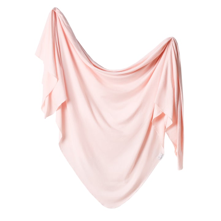 Copper Pearl Large Premium Knit Baby Swaddle Receiving Blanket XOXO