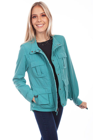 Scully Ladies' Farthest Point Multi Pocket Jacket Teal