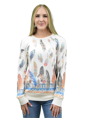 Liberty Wear Collection Tops: Feather Cascade - OutWest Shop