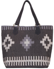 Scully Geometric Aztec Print Shoulder Tote Back Style #719307