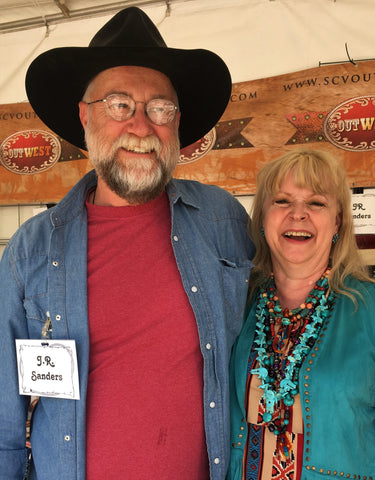Author J.R, Sanders and OutWest Shop Bobbi Jean Bell
