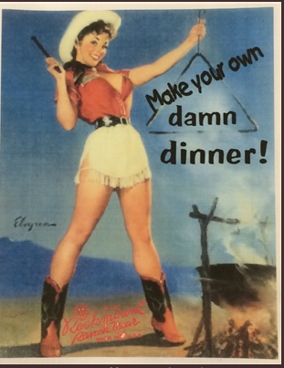 Cowgirl Dinner Bell