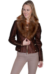 Scully Honey Creek Faux Fur Collection Jacket with Zippers