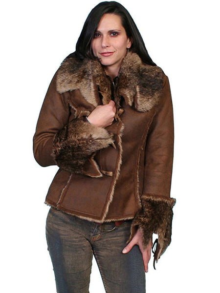 Scully Honey Creek Jacket Faux Fur and  Faux Suede 