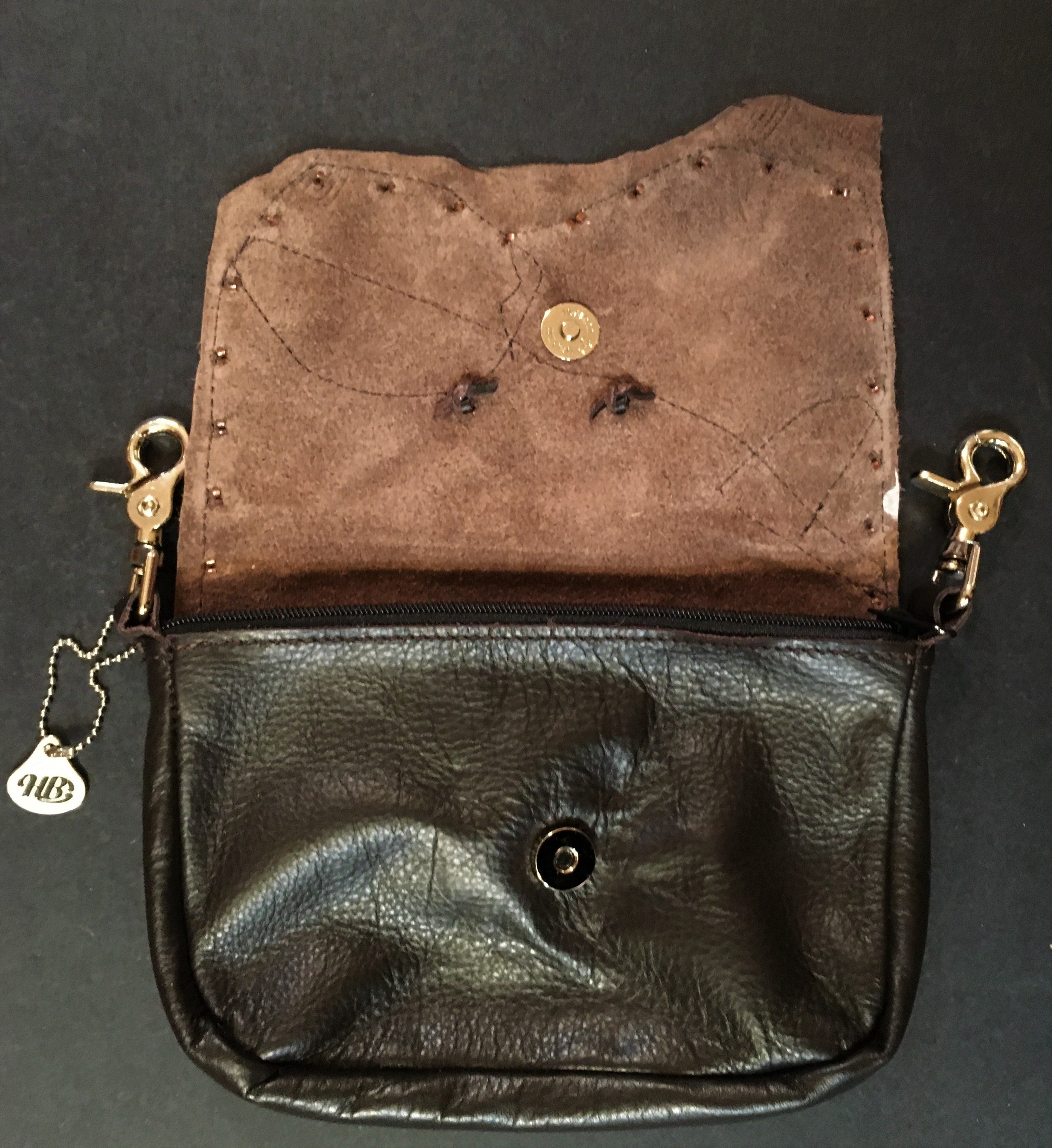 tan hip bag