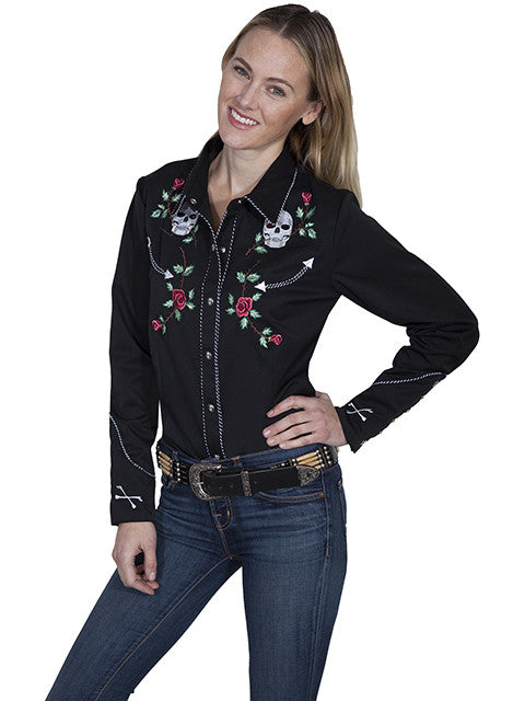 Vintage Inspired Western Shirt: Women's 